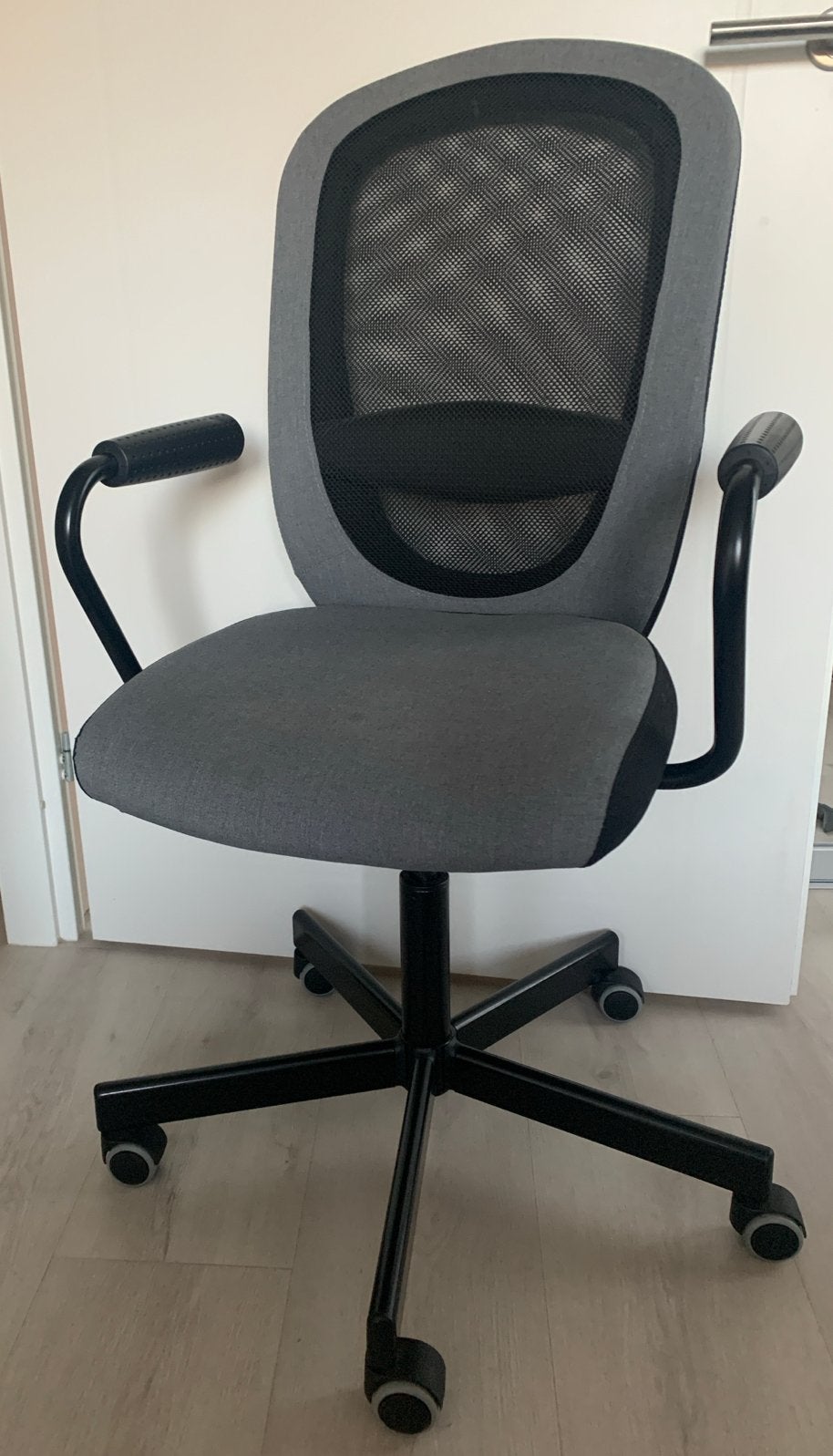 Ikea Flintan Bureaustoel grijs met zwart, Ophalen, Gebruikt, Grijs, Bureaustoel