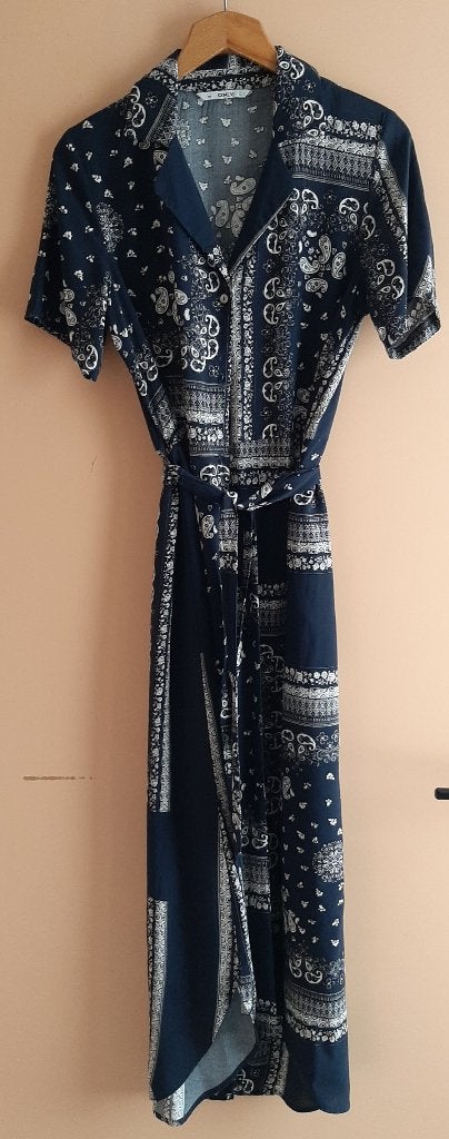 Lange jurk maat 36 ONLY, Only, Blauw, Nieuw, Ophalen of Verzenden