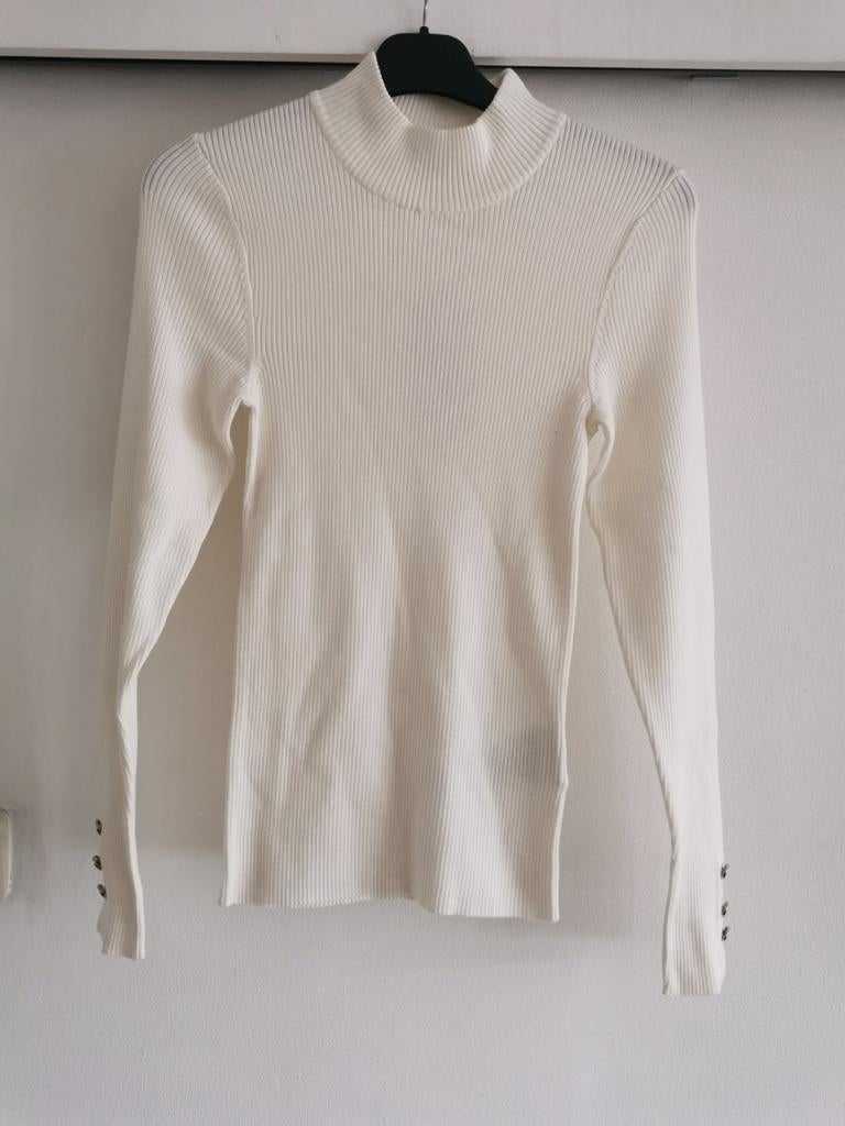 New Yorker ribtrui mt. M, Maat 38/40 (M), Verzenden, Wit, Nieuw
