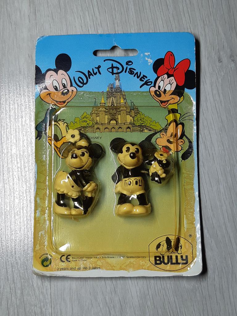 Walt Disney : Mickey Mouse and Minnie Mouse PVC 3" van Bully, Verzenden, Gebruikt
