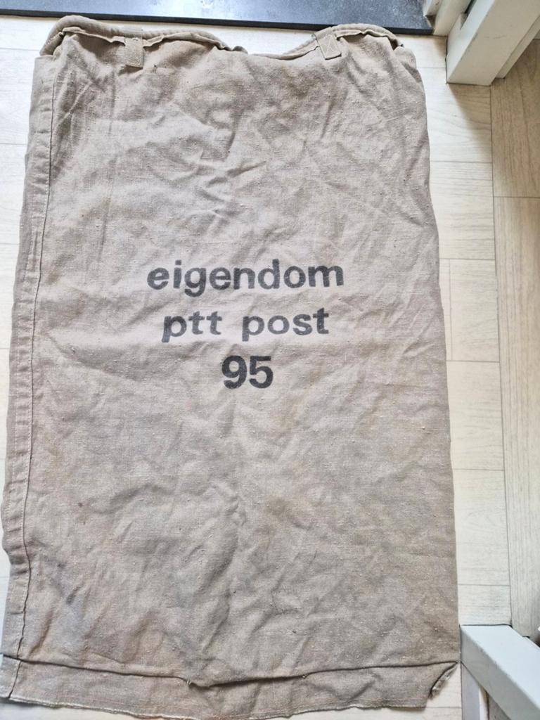 Grote vintage PTT postzak - eigendom PTT post 95, Huis en Inrichting, Ophalen of Verzenden, Gebruikt