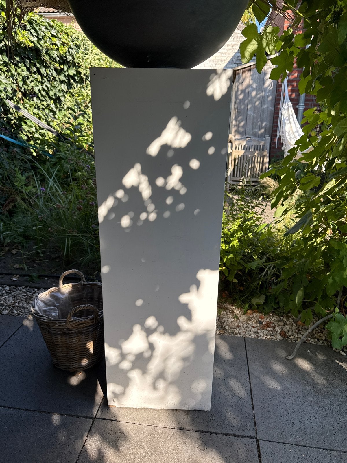 Strakke plantenzuil voor binnen, Ophalen, Gebruikt, Minder dan 60 cm, Vierkant