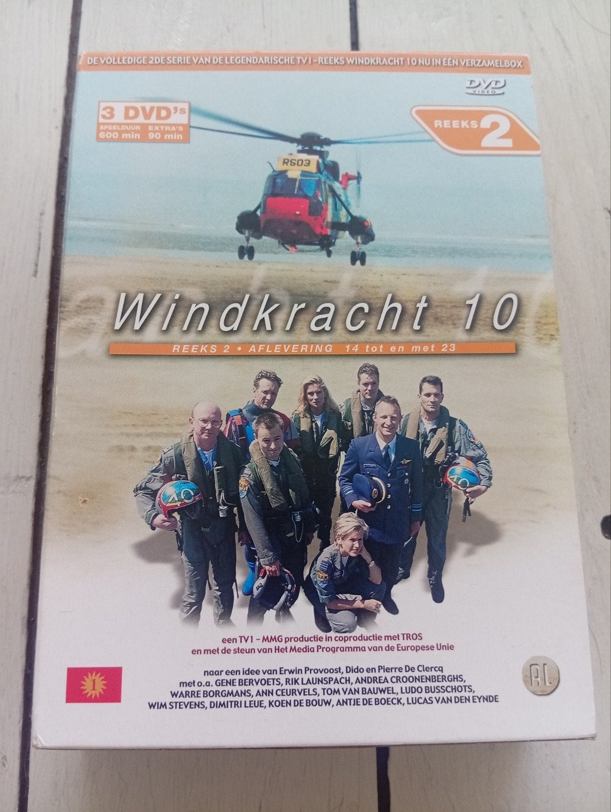 Windkracht 10 - Reeks 2 (DVD)  ***zeer nette boxset***, Cd's en Dvd's, Bonusmateriaal, Nederlands, Zo goed als nieuw, Actie en Avontuur