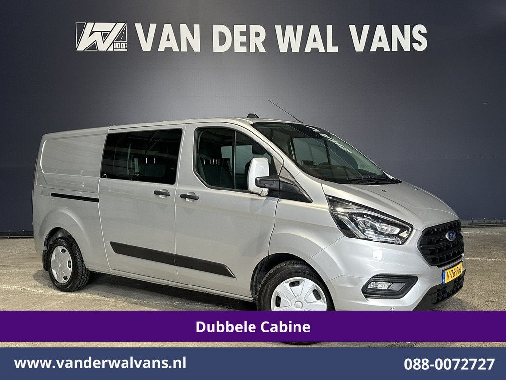 Ford Transit Custom 2.0 TDCI 170pk Automaat L2H1 Dubbele Cab, Auto's, 4 cilinders, 2000 kg, Bedrijf, Diesel