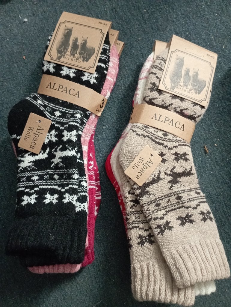 Heren alpaca sokken. Alpaca. Maat 39-42, Overige kleuren, Nieuw, Maat 39 t/m 42, Alpaca