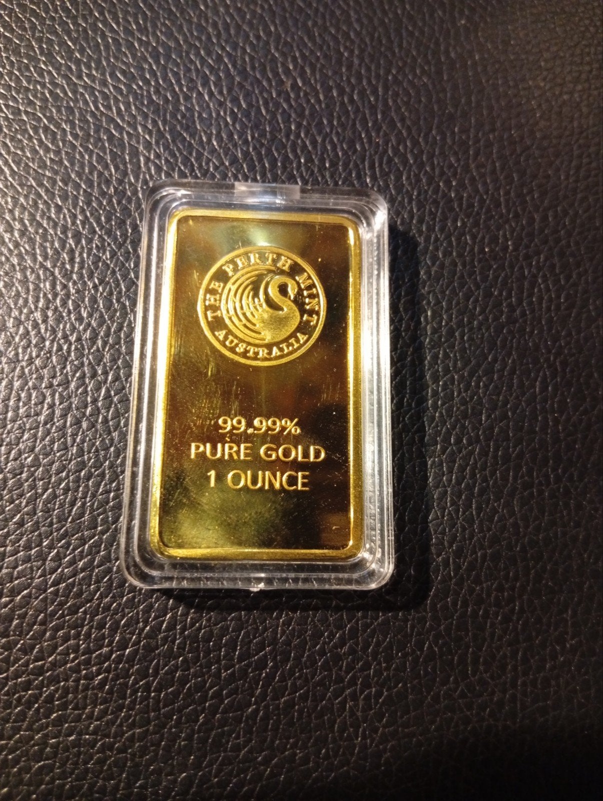 Goudbaar 1 Troy Ounce Perth Mint 99.99% Puur Goud, Verzenden, Goud