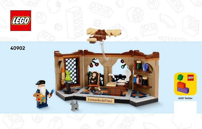 Lego | GWP | Eerbetoon aan Leonardo da Vinci | 40902, Kinderen en Baby's, Lego, Overige thema's, Lego, Nieuw