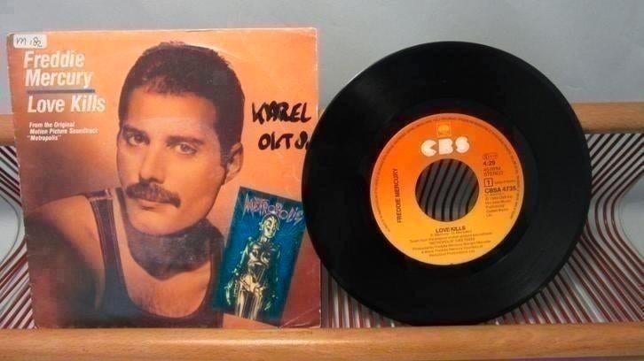 Freddie Mercury, Love Kills (single 7"), Gebruikt, 7 inch, Single, Dance