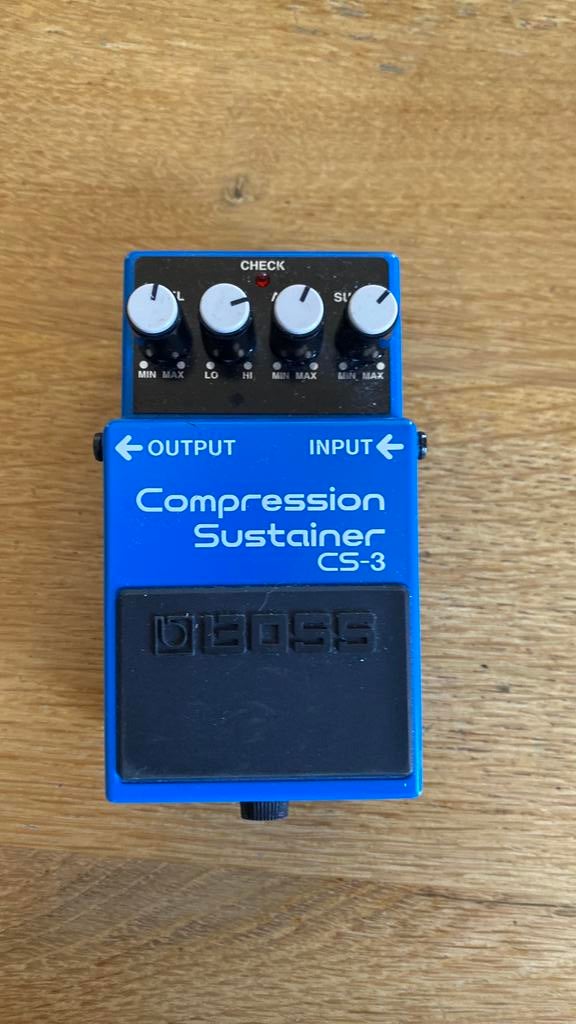 Boss CS-3 Compressor Sustainer, Muziek en Instrumenten, Effecten, Ophalen of Verzenden, Zo goed als nieuw, Compressor