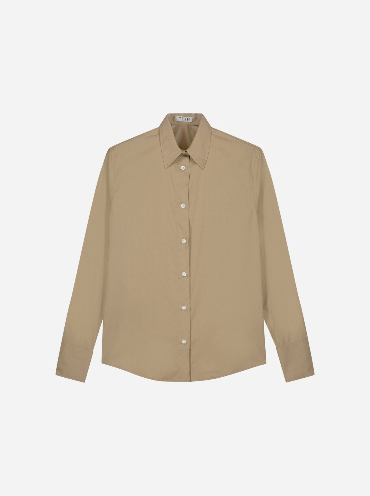Teym The Shirt beige blouse maat S, Ophalen of Verzenden, Zo goed als nieuw, Maat 36 (S), Beige