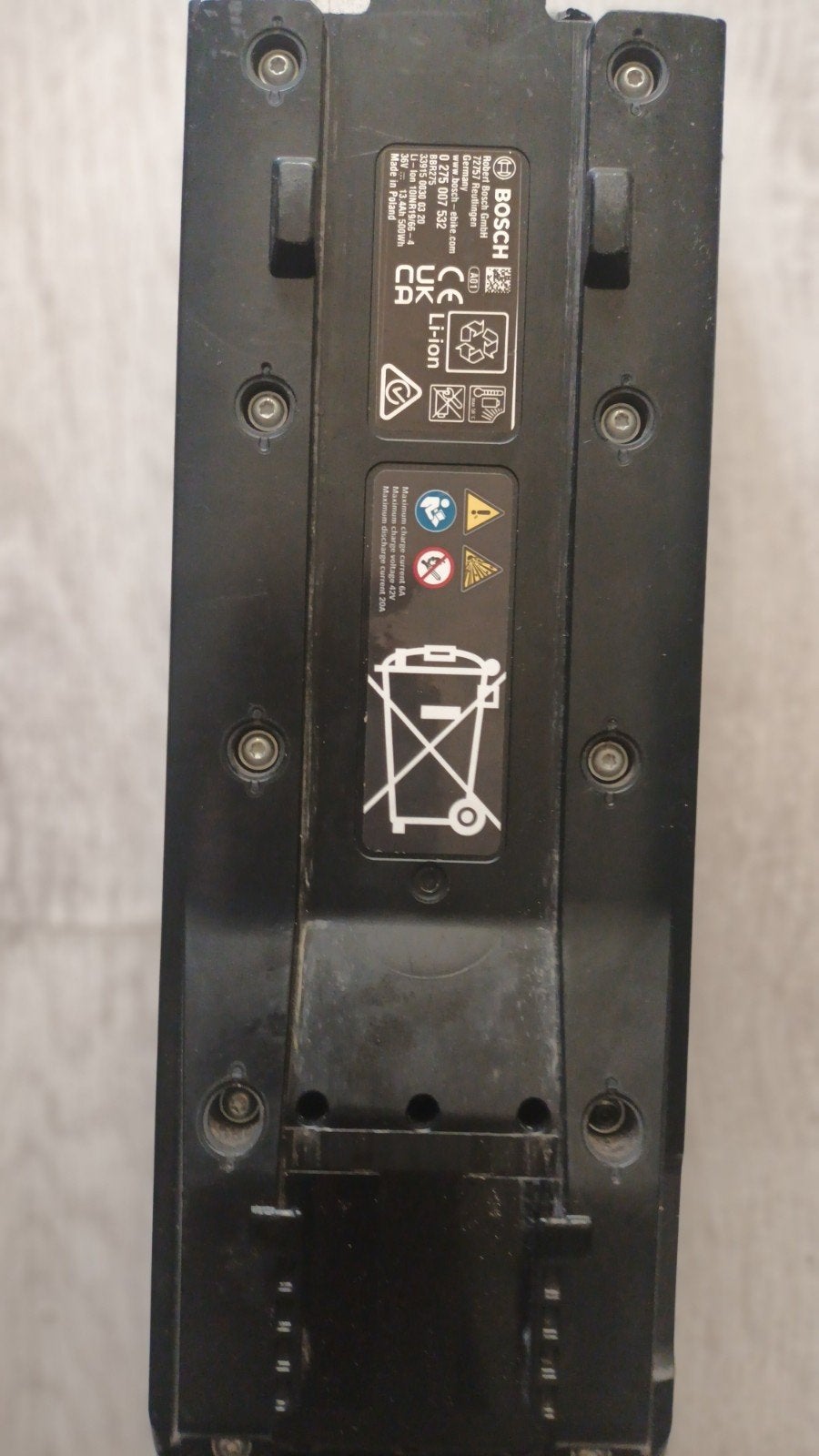 Bosch PowerPack 500 E-bike Accu, Ophalen of Verzenden, Gebruikt