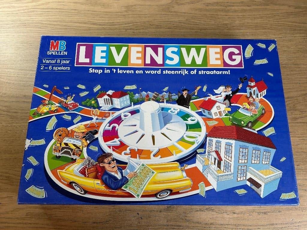 Levensweg MB Bordspel, Ophalen of Verzenden, Zo goed als nieuw