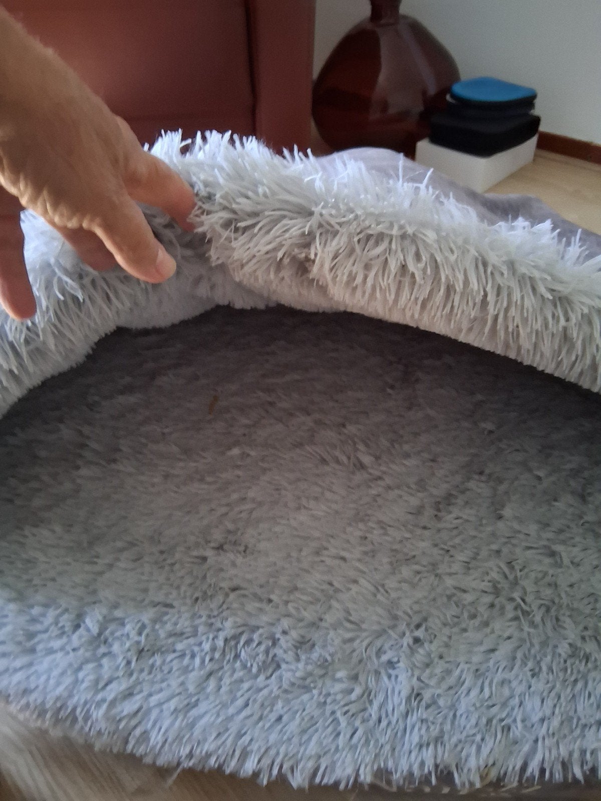 honden cake groot.grijs, Dieren en Toebehoren, Ophalen, Zo goed als nieuw, Leer