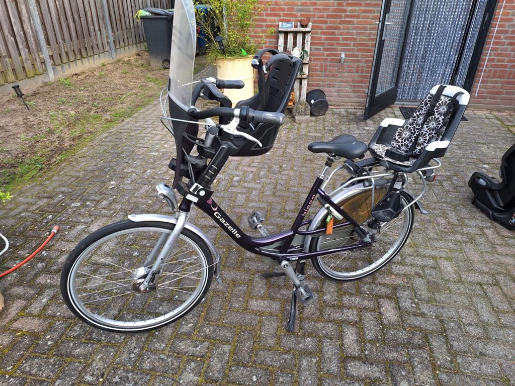 Gazelle Bloom moederfiets, Fietsen en Brommers, Fietsen | Dames | Moederfietsen, Gazelle, 56 cm of meer, 2 zitjes, Versnellingen