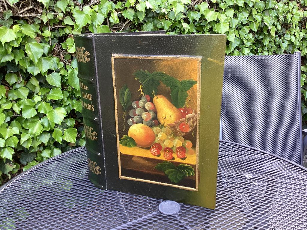 Handbeschilderde Doos in de vorm van een boek, iets apart., Antiek en Kunst, Kunst | Schilderijen | Klassiek, Ophalen