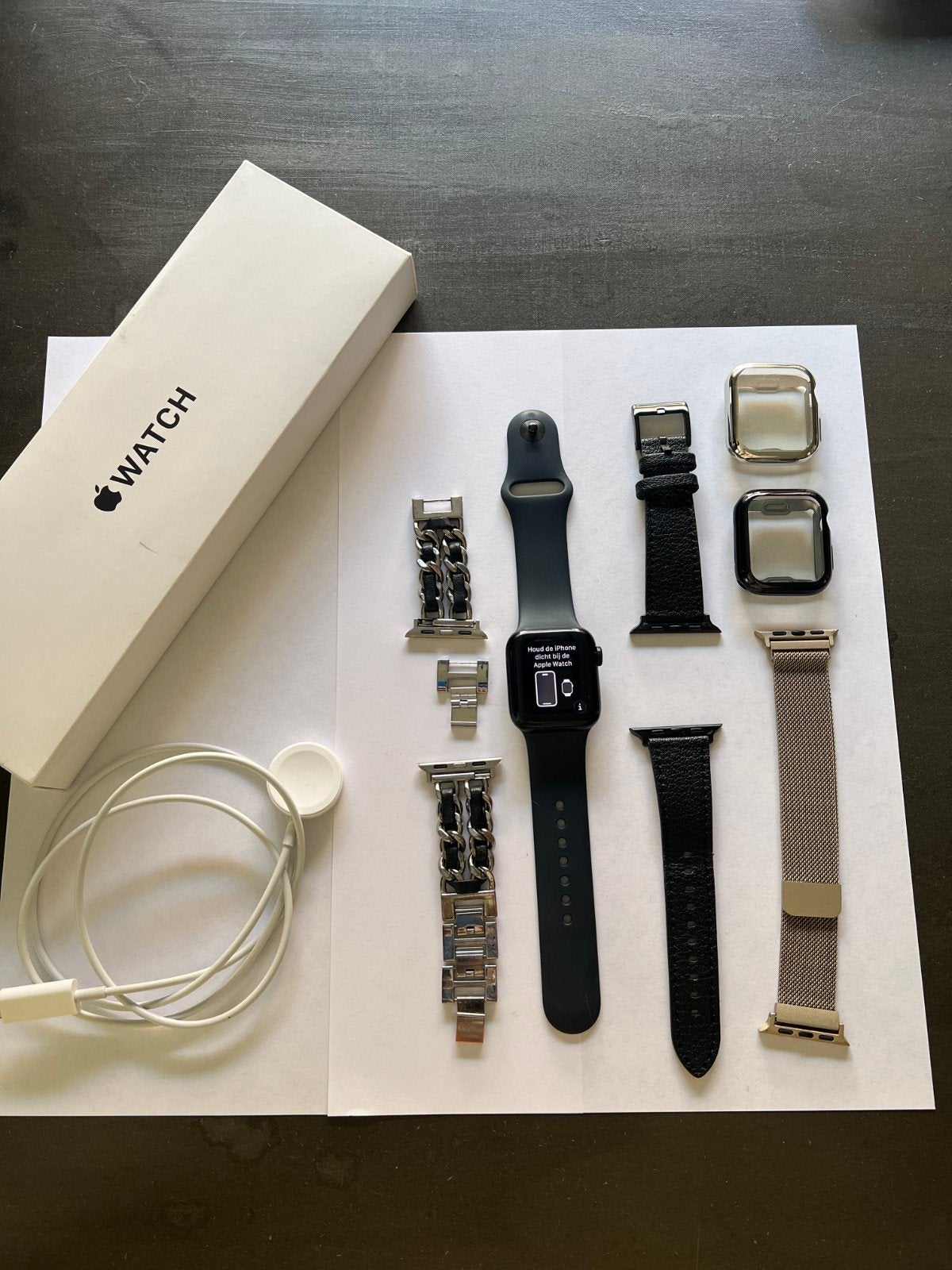 Apple Watch SE 2024 40mm midnight, Zwart, Apple Watch, IOS, Ophalen of Verzenden