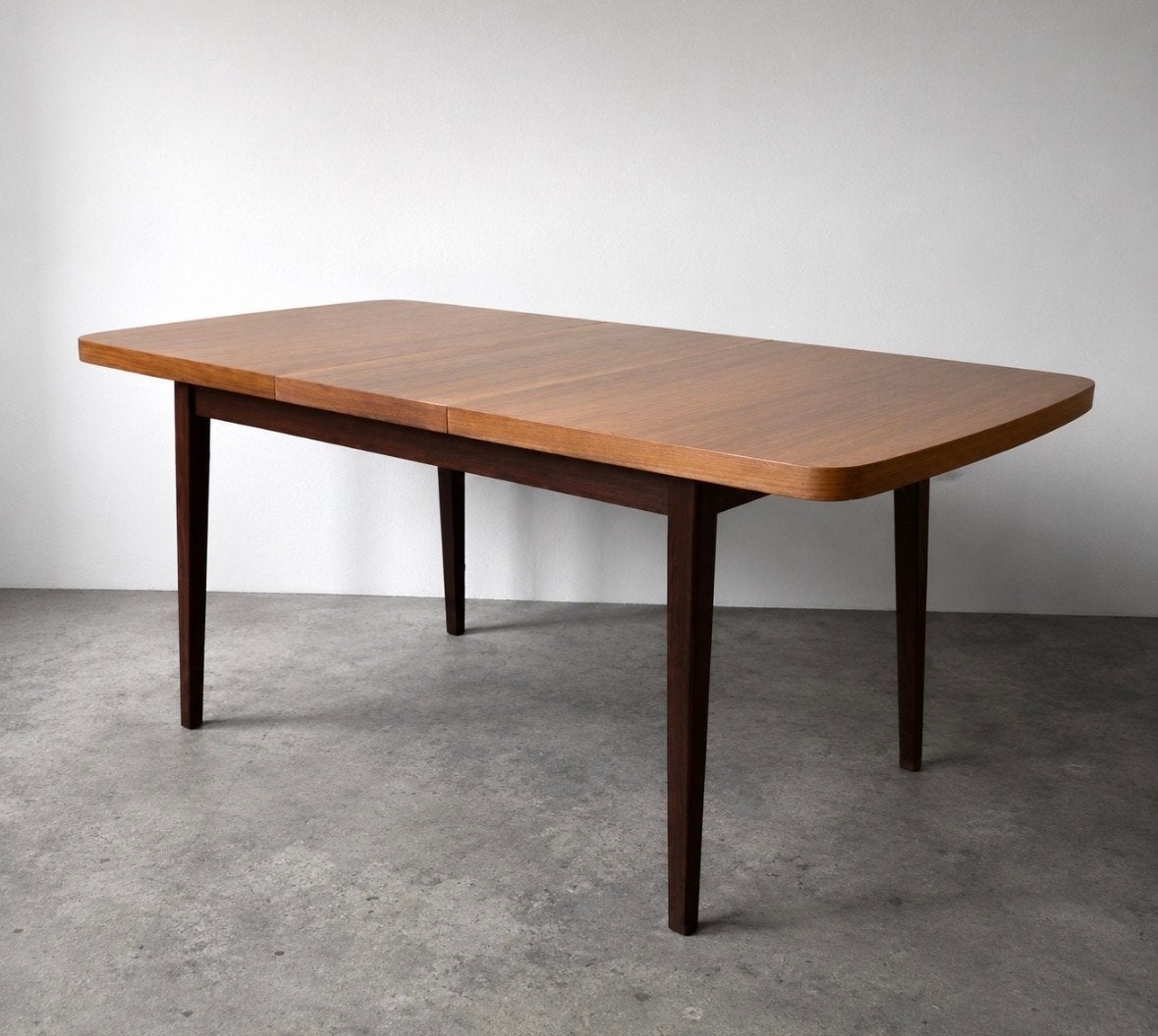 Vintage Teak Eettafel - Uitschuifbaar, Ophalen, Gebruikt, 50 tot 100 cm, 150 tot 200 cm