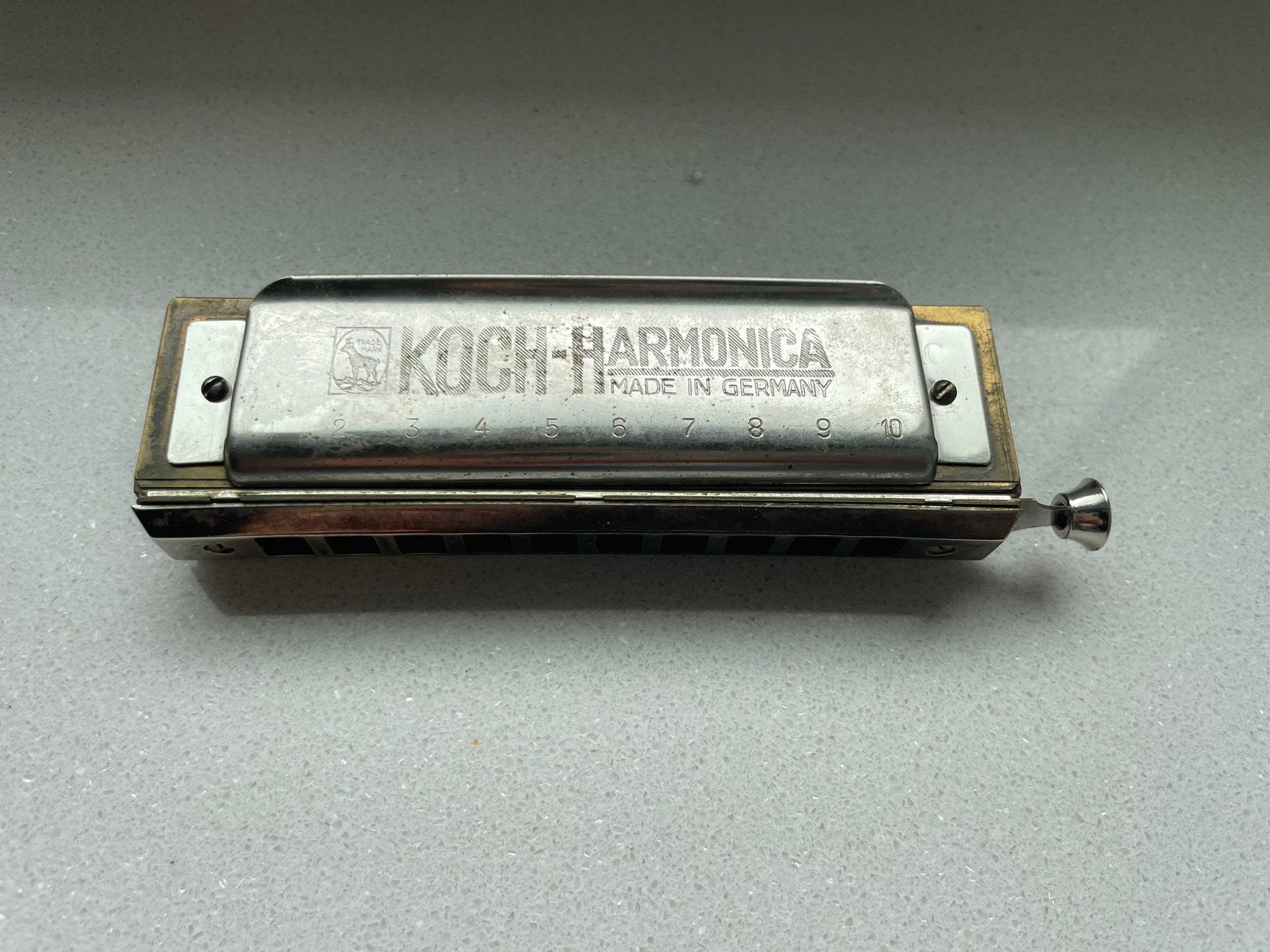 Koch Chromatic mondharmonica met doosje, Ophalen of Verzenden, Zo goed als nieuw, Met koffer of doosje, C-mondharmonica
