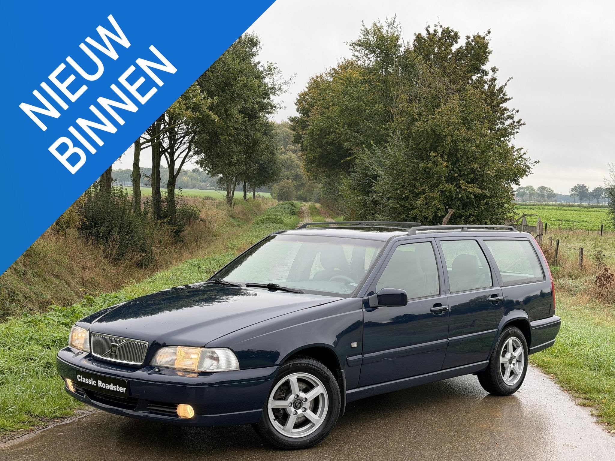 Volvo V70 CLASSIC 2.5, SCHUIFDAK, BANKJE, Voorwielaandrijving, Stof, Gebruikt, Blauw