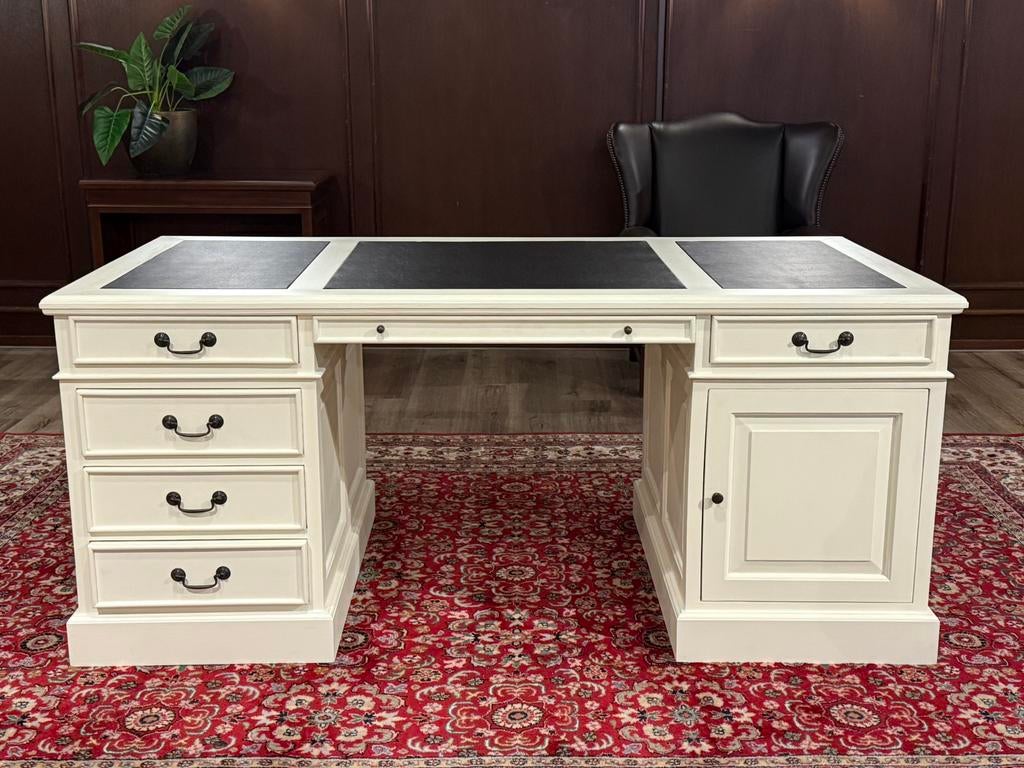 Klassiek Engels bureau (partnerdesk) #639, Ophalen of Verzenden, Zo goed als nieuw