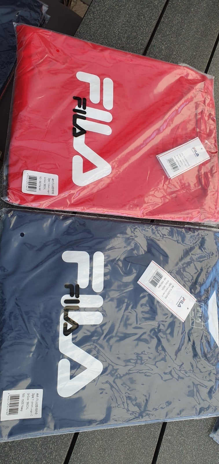 2 stuks fila shirts mt 2xl (56), Verzenden, Nieuw, Overige maten