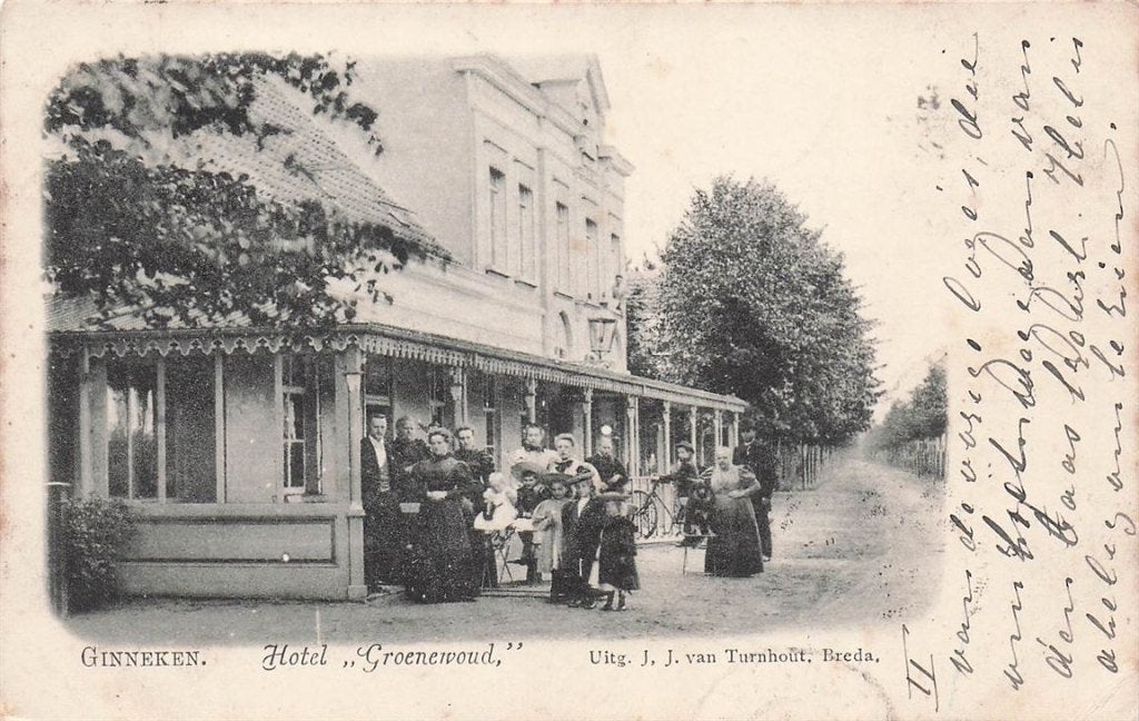 702-116-029 Ginneken Hotel Groenewoud, Verzenden, Voor 1920, Noord-Brabant