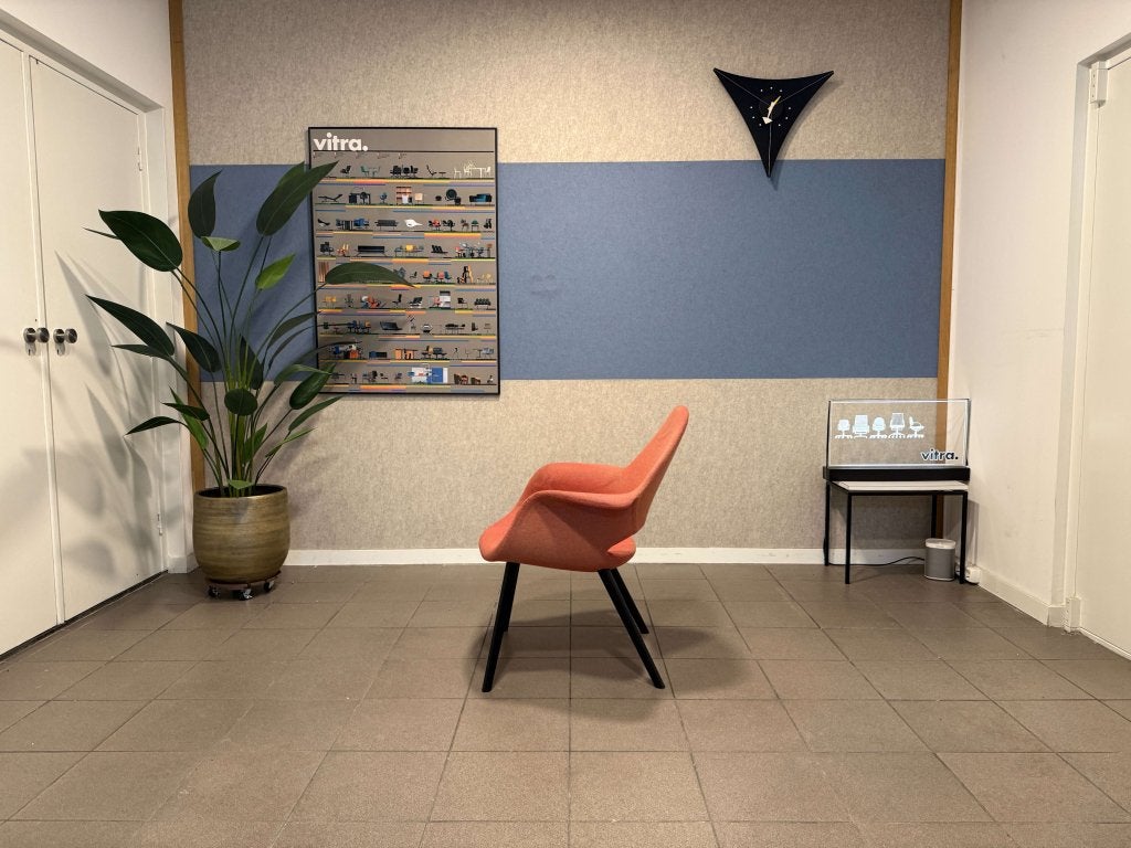 Vitra | Eames & Saarinen | Organic Chair | Roze | 2x, Huis en Inrichting, Stoelen, Vitra, Gebruikt, Twee, Overige kleuren