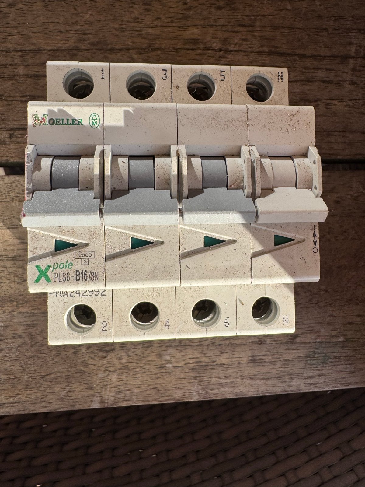 Moeller Xpole PLS6-B16/3N Installatieautomaat, Ophalen of Verzenden, Gebruikt, Overige merken, Installatieautomaat