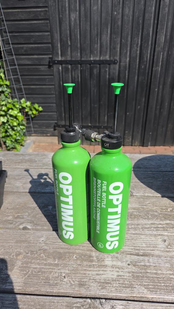 Optimus fuel bottle, Ophalen of Verzenden, Zo goed als nieuw