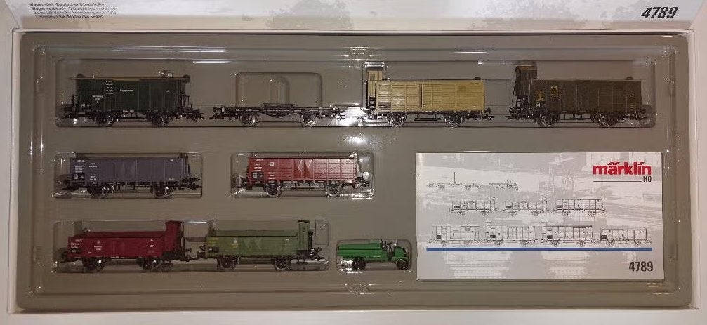 Marklin H0 4789 - 8-delige wagen set in ovp, Wisselstroom, Treinset, Nieuw, Ophalen of Verzenden