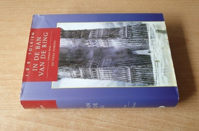 J. R. R. Tolkien - De Twee Torens (HC + omslag, paarse, M), Verzenden, Gelezen, J. R. R. Tolkien