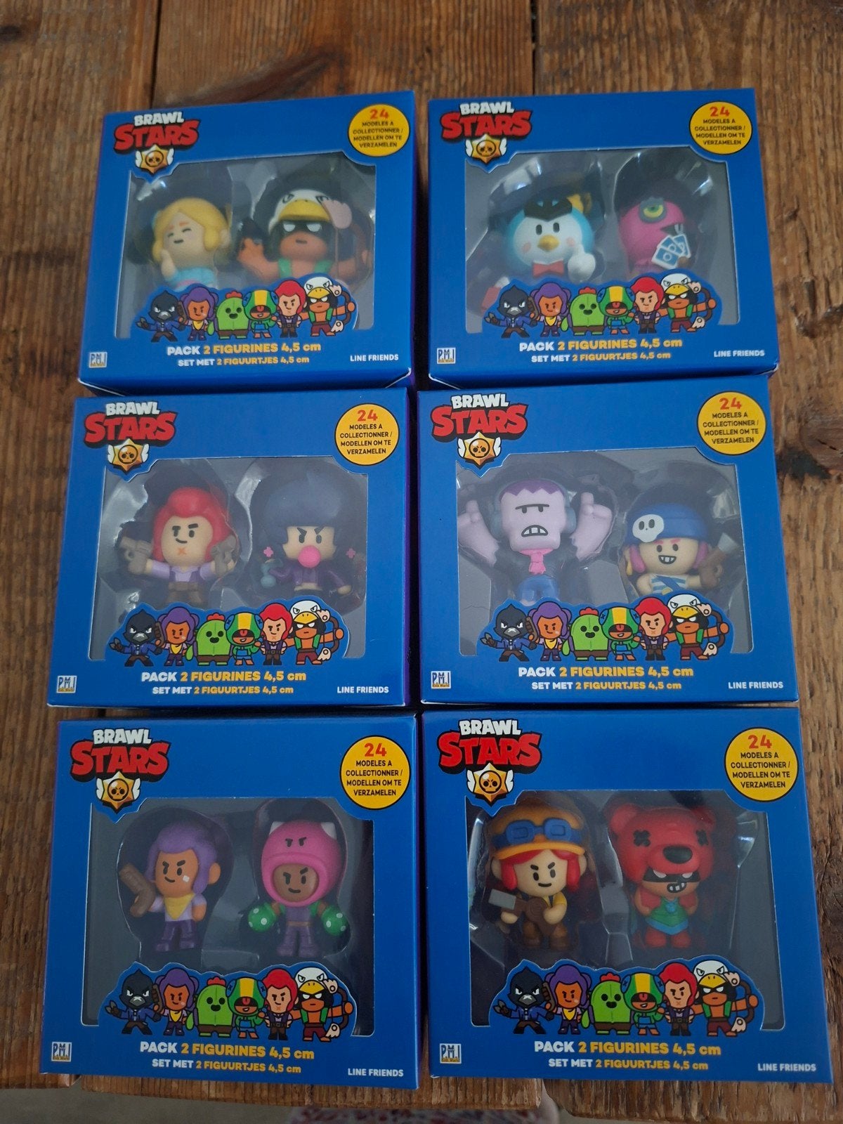 Brawl stars poppetjes 6 doosjes, Ophalen of Verzenden, 10 tot 50 stukjes, Nieuw