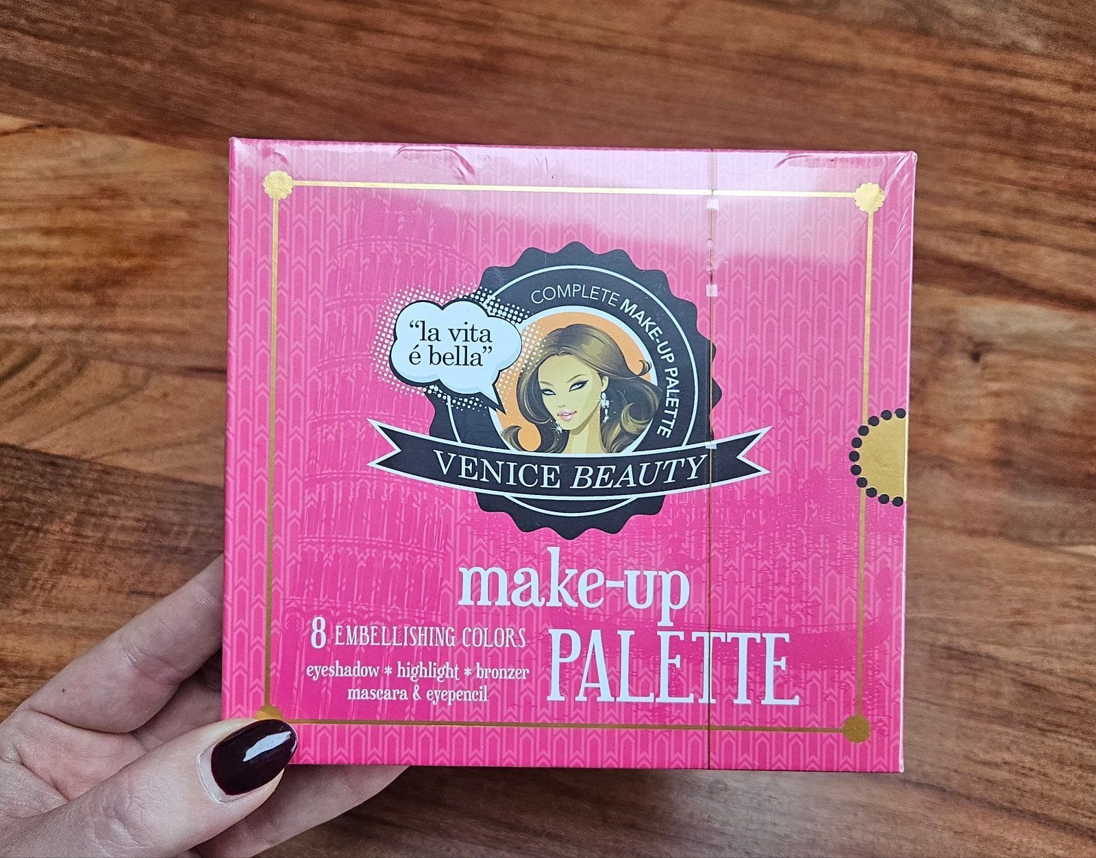 NIEUW Make up palette venice, Ophalen of Verzenden, Nieuw, Gehele gezicht, Make-up