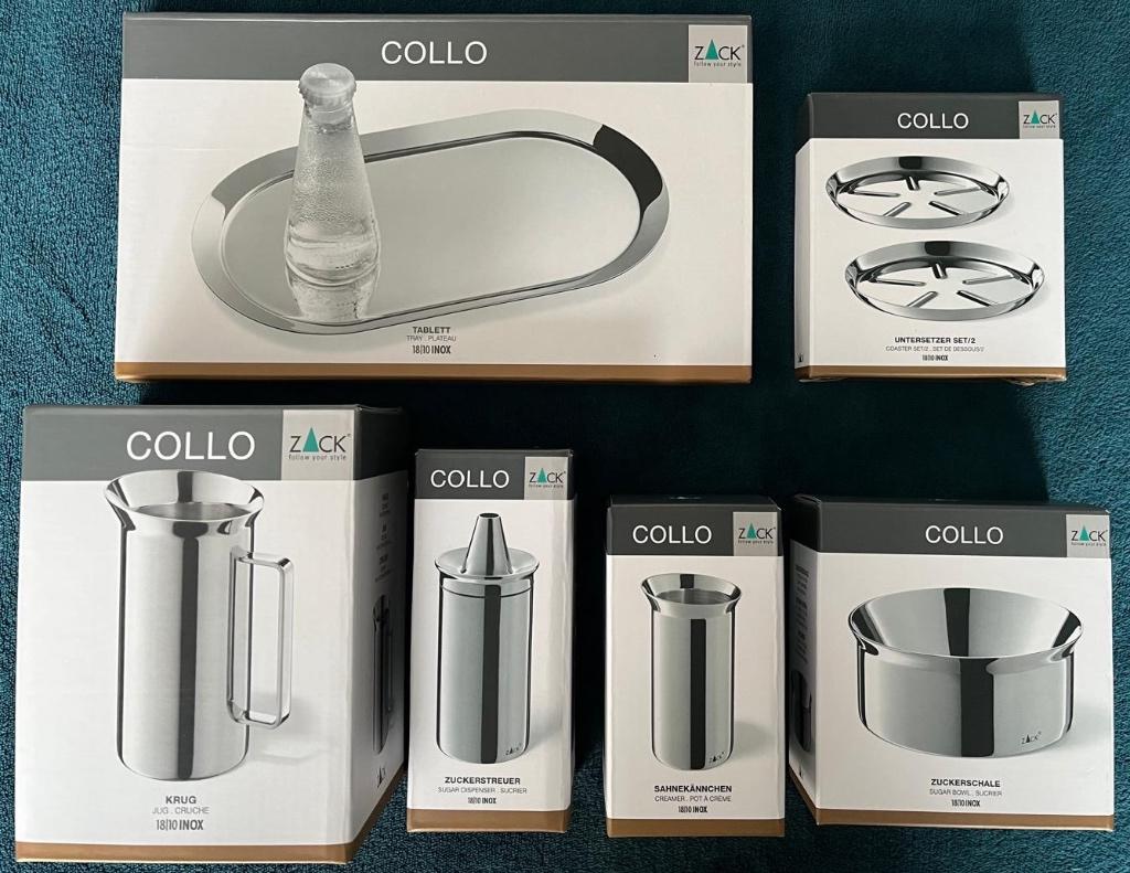 Pakketdeal - RVS suiker en melkset ZACK (6 producten), 1 kopje, Ophalen of Verzenden, Nieuw, Overige modellen