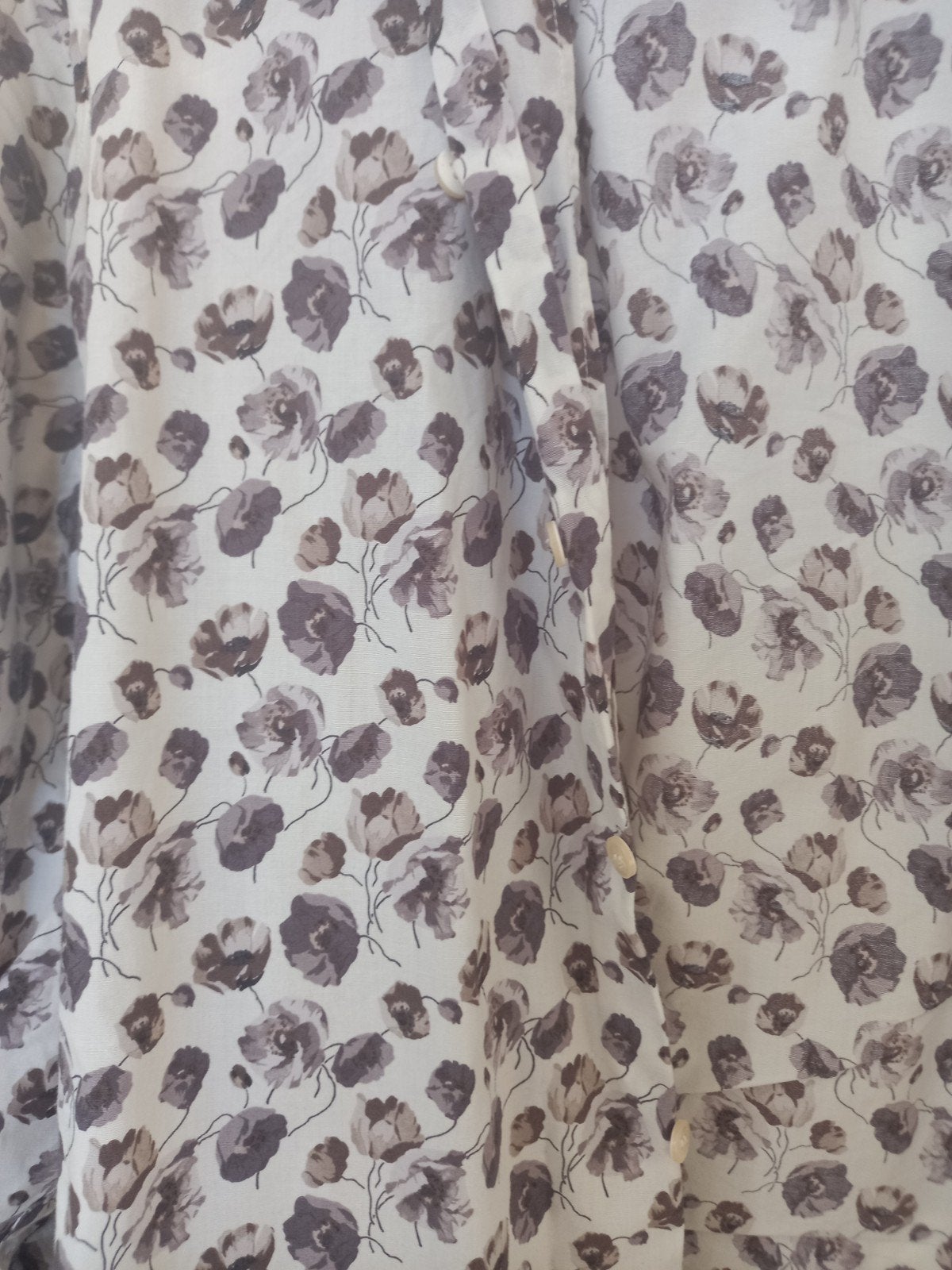 Paul Smith overhemd met bloemenprint, Ophalen of Verzenden, Zo goed als nieuw, Beige