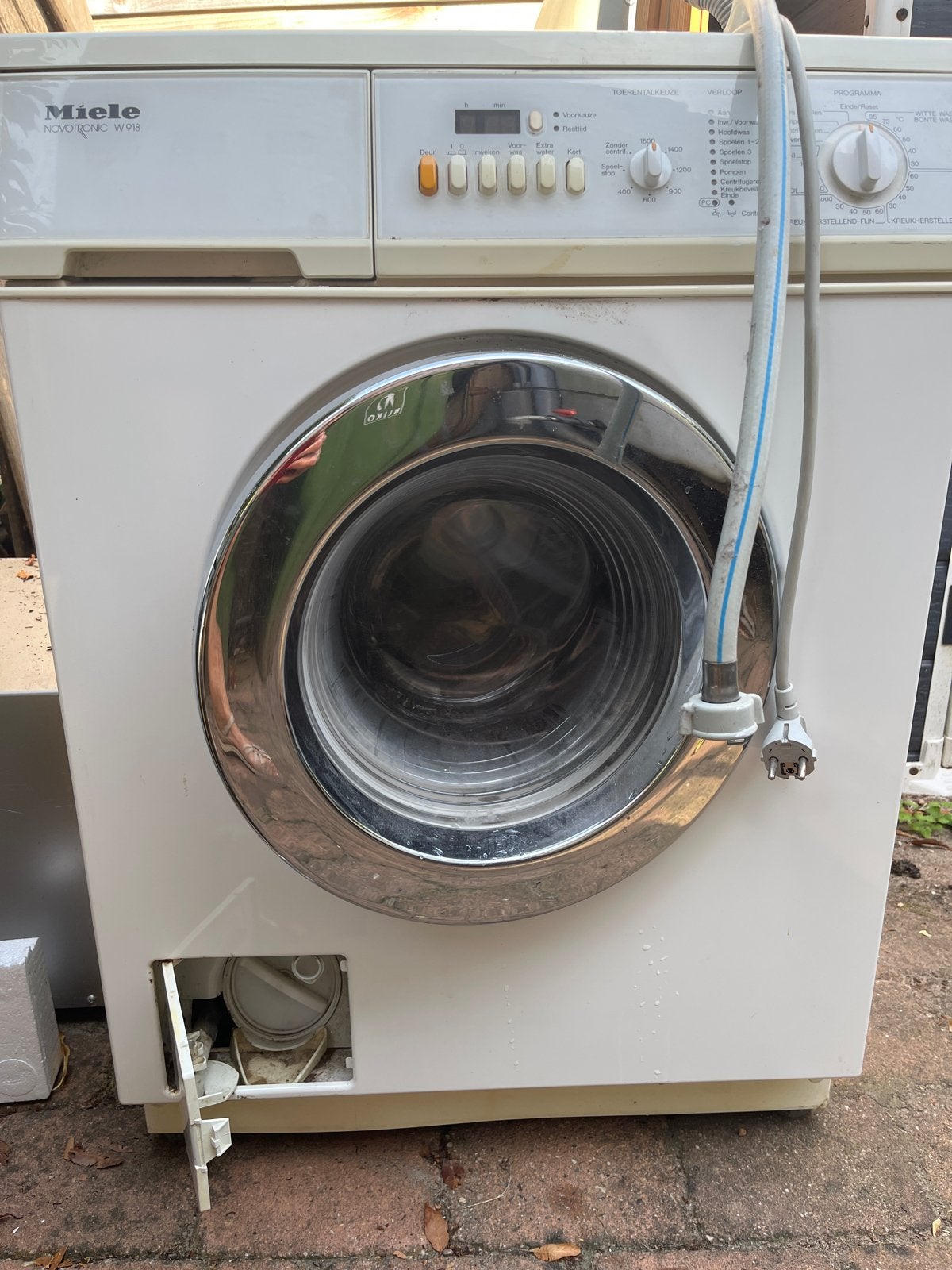 Miele Novotronic W 918 Wasmachine - Gebruikt, Ophalen, Gebruikt, Voorlader, 85 tot 90 cm