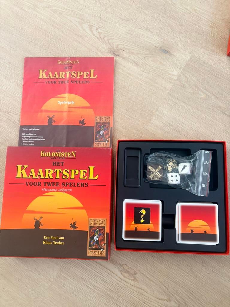 Kolonisten van Catan - kaartspel voor twee spelers - spel, Een of twee spelers, Ophalen of Verzenden, Zo goed als nieuw, 999 games