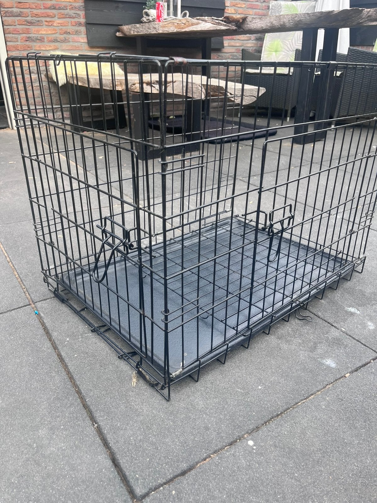 Honden bench, Dieren en Toebehoren, Ophalen of Verzenden, Gebruikt, Minder dan 75 cm, Minder dan 65 cm