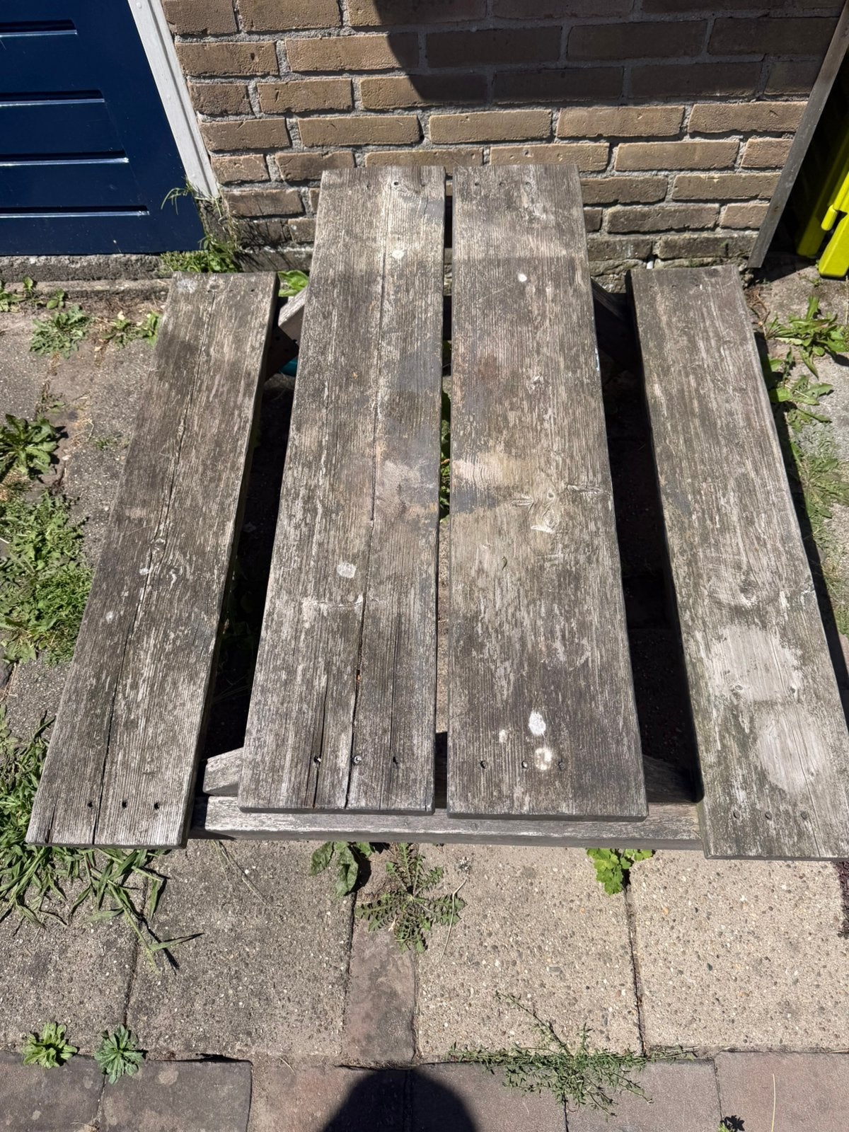 Picknick bank kinderen van 1 tot 6 jaar, Ophalen, Gebruikt, Rechthoekig, Hout