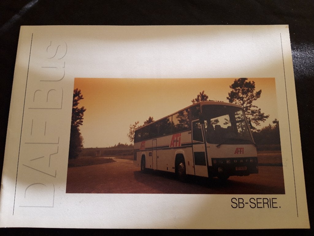 folder DAF Bus SB-series - Nederlands - 1992 ?, Ophalen of Verzenden, Zo goed als nieuw, Overige merken, DAF Bus