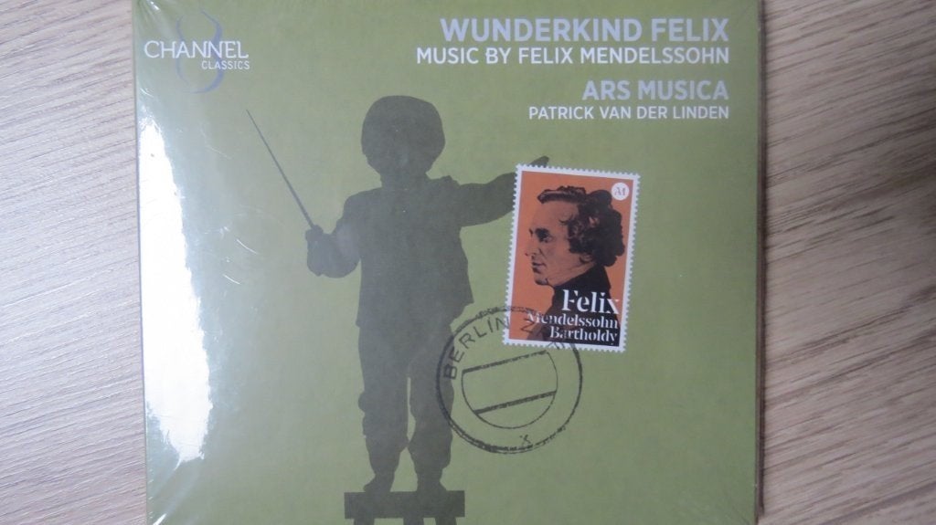 Cd: Wunderkind Felix Mendelssohn, Ars Musica, P. vd Linden, Cd's en Dvd's, Cd's | Klassiek, Ophalen of Verzenden, Classicisme