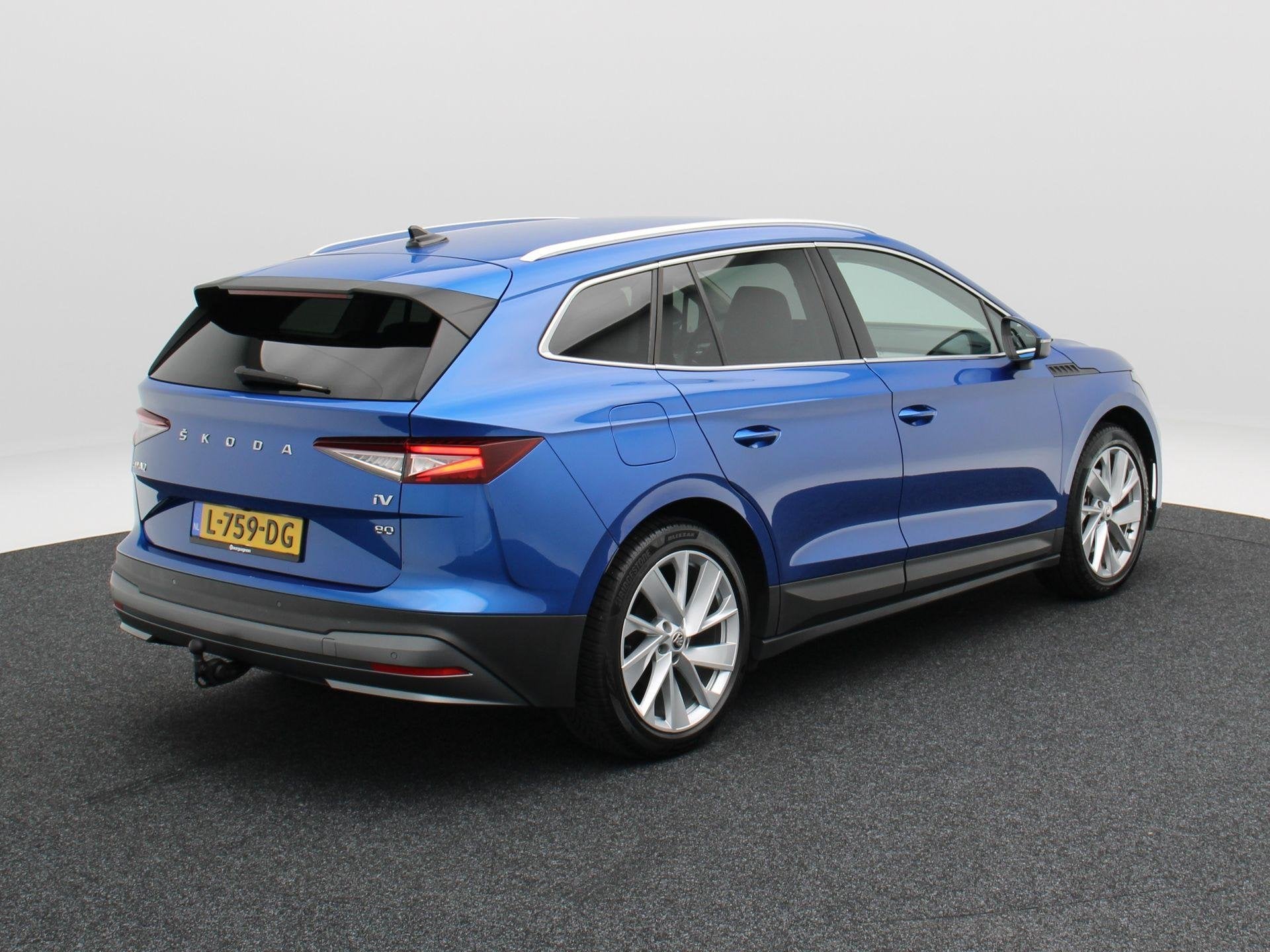 Skoda Enyaq iV 80 204 Pk | Stoel/Stuurverwarming | Trekhaak, Auto's, Skoda, Automaat, Achterwielaandrijving, Gebruikt, 80 kWh