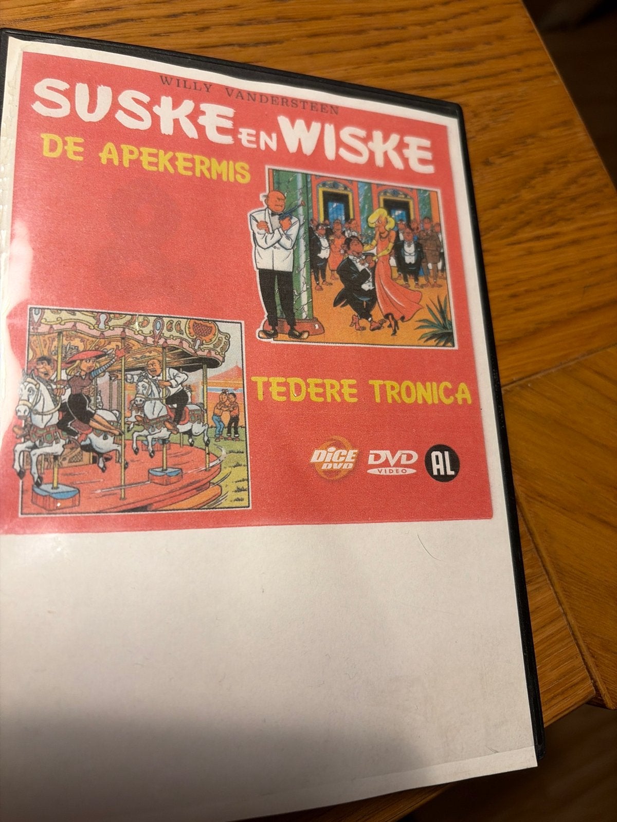 Suske en Wiske DVD: De Apekermis & Tedere Tronica, Europees, Gebruikt, Tekenfilm, Alle leeftijden