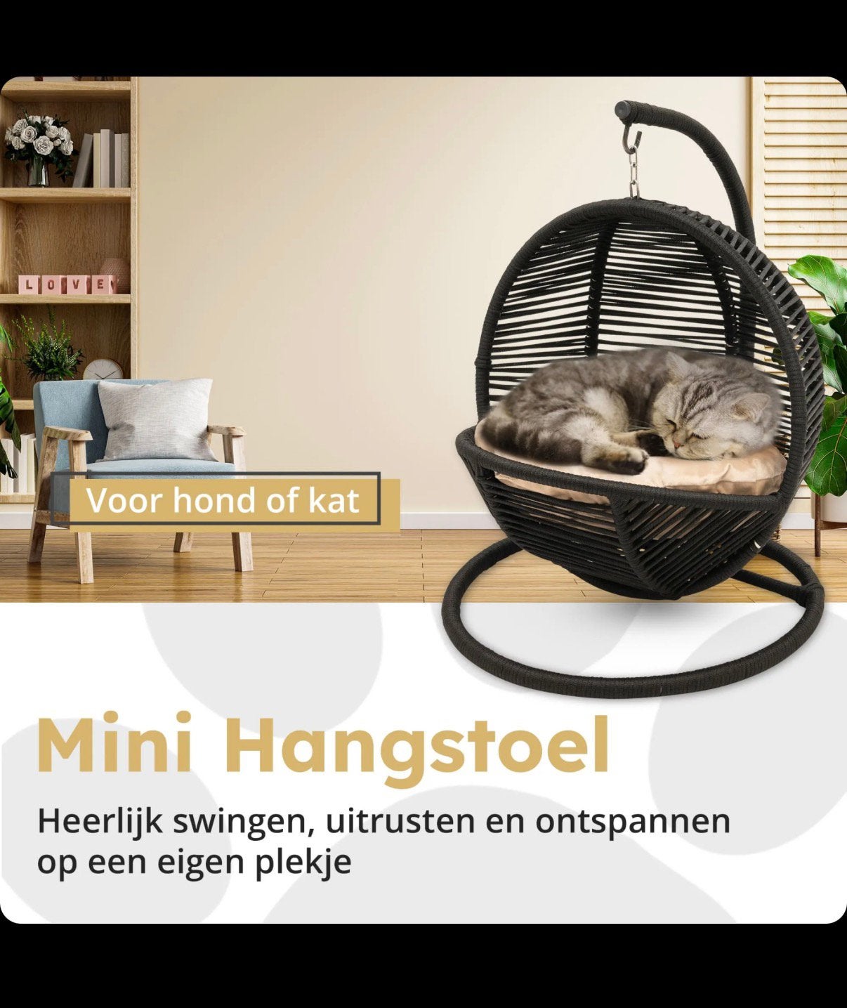 Hangstoel voor huisdieren, Ophalen, Zo goed als nieuw