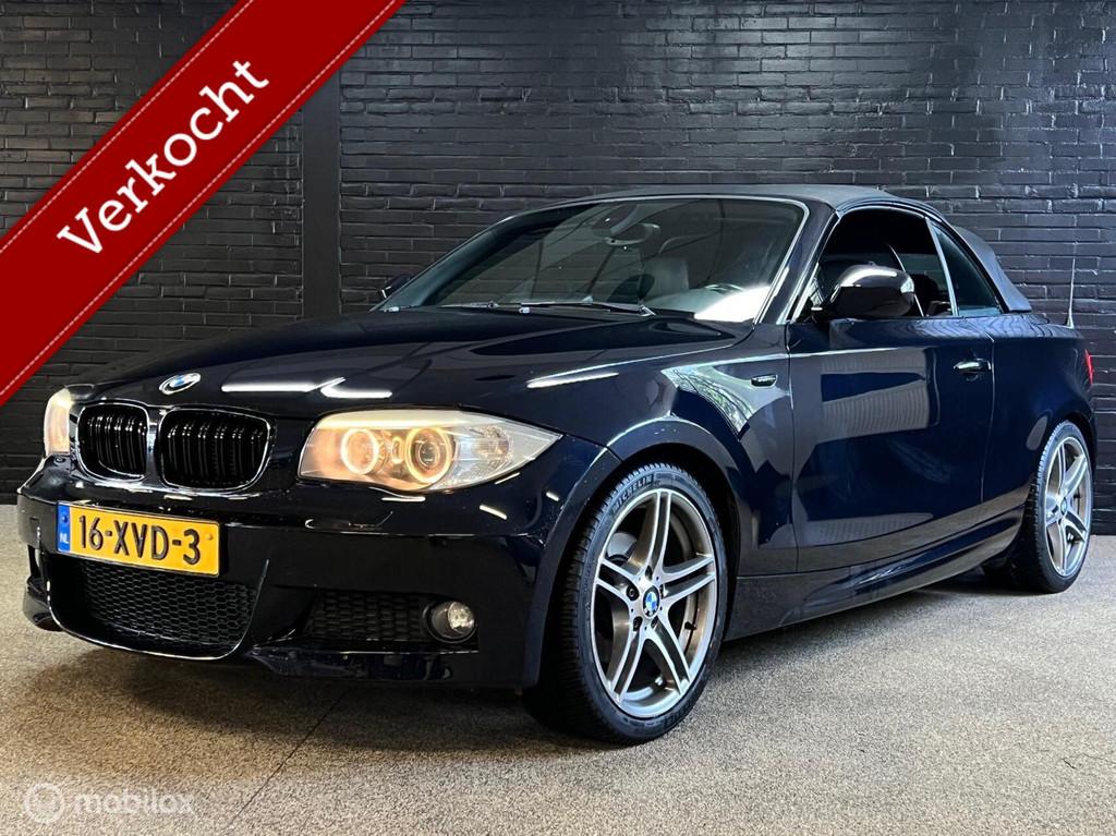 BMW 1-serie Cabrio 118i High Executive M PAKKET LEDER CRUISE, Euro 5, Achterwielaandrijving, Cabriolet, 4 stoelen