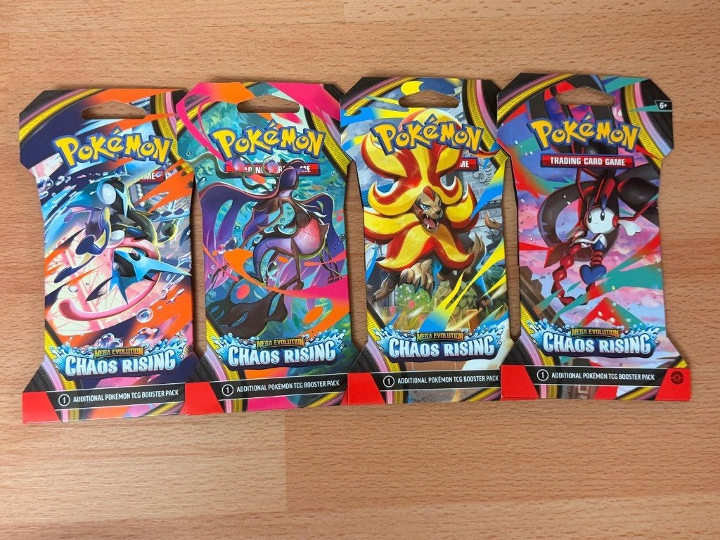 Pokémon Chaos Rising Sleeved Booster Pack Engels - Sealed, Ophalen of Verzenden, Nieuw, Overige typen, Foil