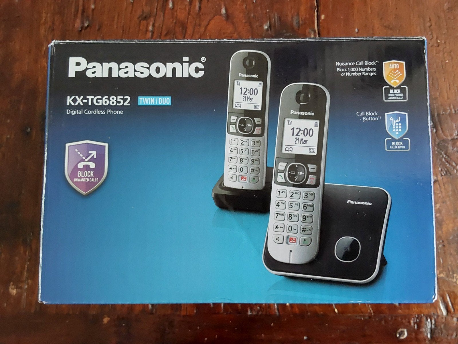 Panasonic Duo Set Telefoon - KX-TG-6852, Ophalen, Zo goed als nieuw, 2 handsets