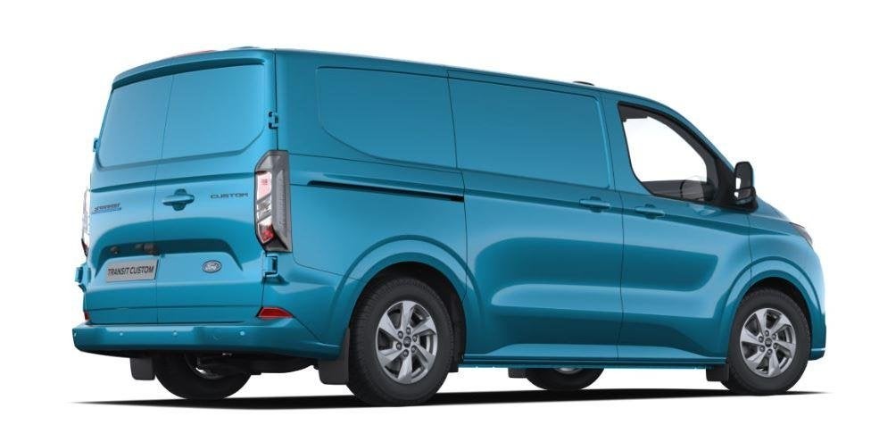 Ford E-Transit Custom 320 L1H1 Limited 71 kWh | Levering 202, Auto's, Bestelauto's, Automaat, 12 maanden, 2139 kg, 71 kWh