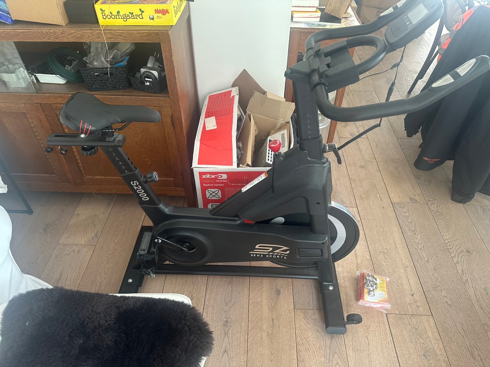 Senz sports Spinningfiets zgan, Ophalen of Verzenden, Zo goed als nieuw, Spinningfiets