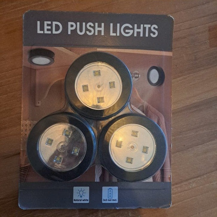 3 led lampjes, Ophalen, Nieuw, Batterij